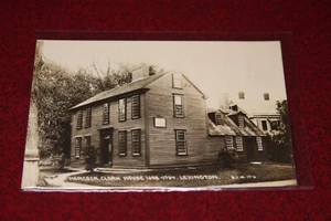 Hancock Clark House 1698-1734, Lexington Massachusetts Postcard - RPPC - Picture 1 of 2