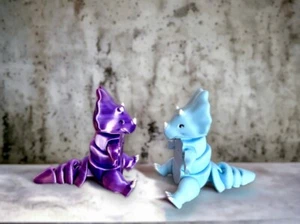 Triceratops Flexi Baby Dino, impresos en 3D - Imagen 1 de 6