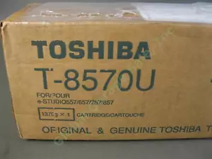 Original Toshiba T-8570U e-Studio 557 657 757 857 SCHWARZ Drucker Tonerkassette - Bild 1 von 3
