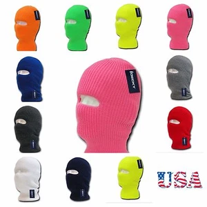 Men Women Teen Full Ski Mask Beanie Winter Camping Hiking Fishing Sports Snow - Picture 1 of 12