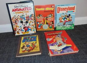5 libros de colección de Disney - Mickey Mouse anual 1947, gigante 1971, Disneyland Donald - Imagen 1 de 23