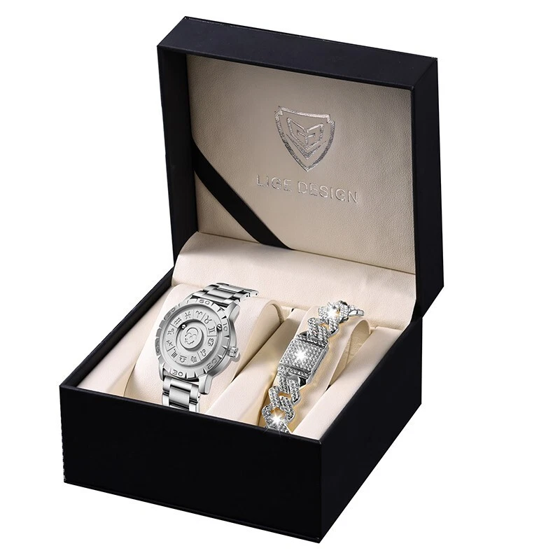 Lige Foxbox Mens Watch-FB007 Mirrorless Magnetic Bead Constellation