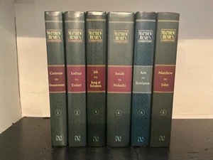 Vtg 1991 Matthew Henry's Commentary on the Bible 6 Book Complete Set - Picture 1 of 6