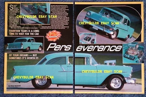 1956 Chevy 210 Sedan Vintage Pros Street Article "Perseverance" - Picture 1 of 2