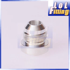 AN-20 AN20 20AN Male Aluminum Alloy Weld Plug Fitting Round Base - Picture 1 of 2