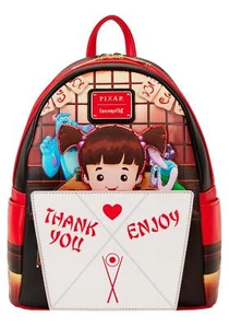 Mini Mochila Pop-Up Loungefly Disney Monsters, Inc. Harryhausen's Takeout Boo - Imagen 1 de 7