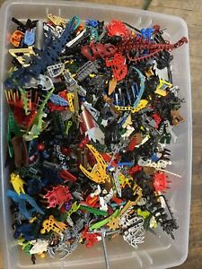 Bionicle-Hero Factory Lot 1lb (Limbs, Weapons, Armor, Masks) Discontinued LEGO 