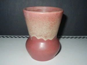 Muncie Keramik Lavendel & Grün Tropfglasur 4" Vase - Bild 1 von 3