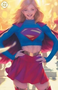 SUPERGIRL #1 CVR F STANLEY ARTGERM LAU FOIL VARIANTE DC COMICS NUOVO QUASI NUOVO O MIGLIORE - Foto 1 di 1