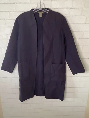 Cárdigan suéter chaqueta Valerie Stevens Petite pequeño marca de lana frente abierto Foto 1 de 4