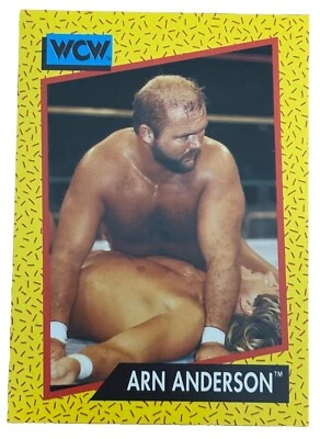 Excellent: Vintage 1991 Impel WCW Arn Anderson Trading Card - Image 1 of 2