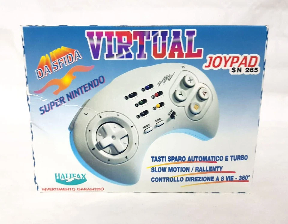 Virtual Joypad PAD CONTROLLER SN 265 per Super Nintendo SNES - NUOVO - Immagine 1 di 1