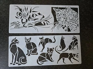2 Schablone Tiere Katze Love - Bild 1 von 1