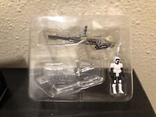 2022 Star Wars Micro Galaxy Squadron Scout Trooper w Speeder Bike Launch Edition