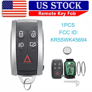 For 2007 2008 2009 2010 2011 Jaguar XF XFR XK XKR Keyless Remote Car Key Fob 5B - Bild 1 von 8