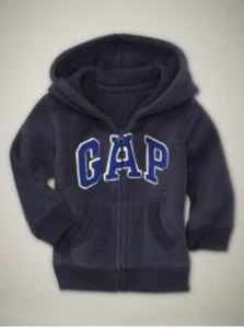 NUEVO CON ETIQUETAS GAP Suave Polar Arco Logo Sudadera con Capucha Cremallera Chaqueta Bebé Niños 12-18 18-24 meses - Imagen 1 de 1