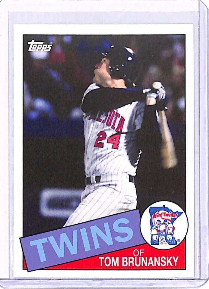 2013 Topps Archives #211 Tom Brunansky SP Minnesota Twins Baseball Card NM-MT - Image 1 of 2