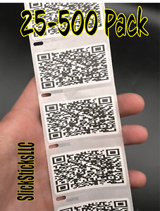 Witty Yeti 2x2 in. Fake Wifi Prank Ad-free QR Code Stickers, 25