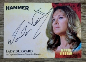 Imparable Hammer Horror WV1 Wanda Ventham autógrafo - Imagen 1 de 2