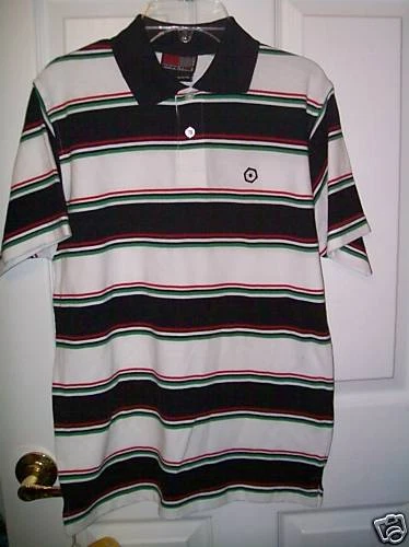 Camisa Polo SOUTHPOLE Niños Multi Rayas Talla 12-14 Mediana Nueva con Etiquetas   Foto 1 de 1