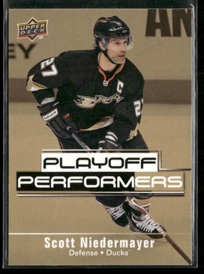 2009-10 Upper Deck Playoff Performers Scott Niedermayer #PP12 HOF - Image 1 of 2