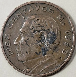 10 Centavos - Estados Unidos Mexicanos (Mexiko) - 1956 - G - Bild 1 von 2
