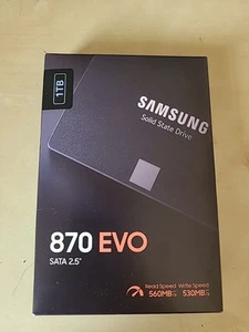 Samsung SSD 870 Evo, 1 Tb, 2,5", MZ-77E1T0B/EU - Afbeelding 1 van 1