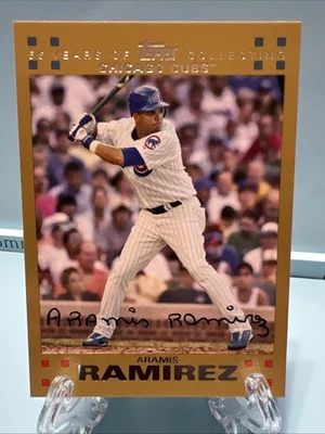 Aramis Ramírez Oro #/2007 Topps Béisbol #129 Chicago Cubs Foto 1 de 4