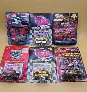 Lot of 6 NASCAR Diecast Cars Racing Champions Hot Wheels Pro Racing 1:64 MOC - Picture 1 of 8