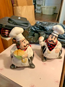 Italienischer Koch Salz und Pfefferstreuer American Atelier zu Hause BOUN APPETITO - Bild 1 von 4