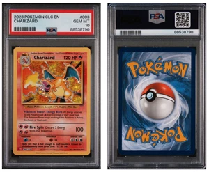Charizard 003/034 CLC Classic Collection English Pokemon TCG PSA GEM MINT 10 - Foto 1 di 3