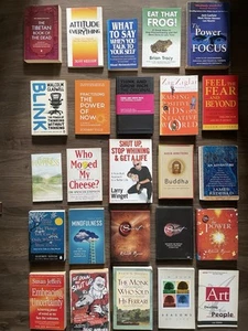 Self Help ,Personal Growth, Mind Set 24 x Books Bundle, Jim Rohn,Brian Tracy ETC - Picture 1 of 8