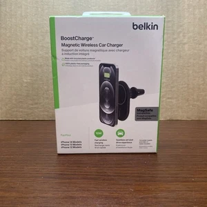 Belkin Boostcharge Magnetic Wireless Car Charger - Photo 1 sur 2