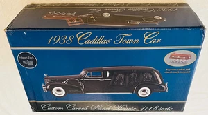 1938 Cadillac Town Car Carved Panel Hearse, Precision miniatures, 1/18, Sealed. - Picture 1 of 24