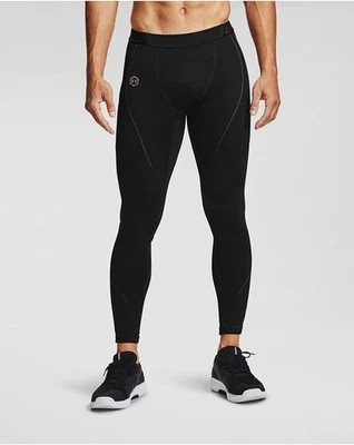Size XL- Under Armour Men’s Rush Hg Seamless Legging, Black. - Image 1 of 4