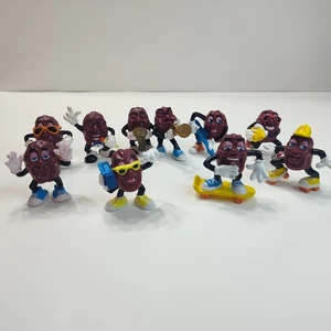 Vintage California Rosinen Figuren - 10 Stück - keine Doppelten - Bild 1 von 5