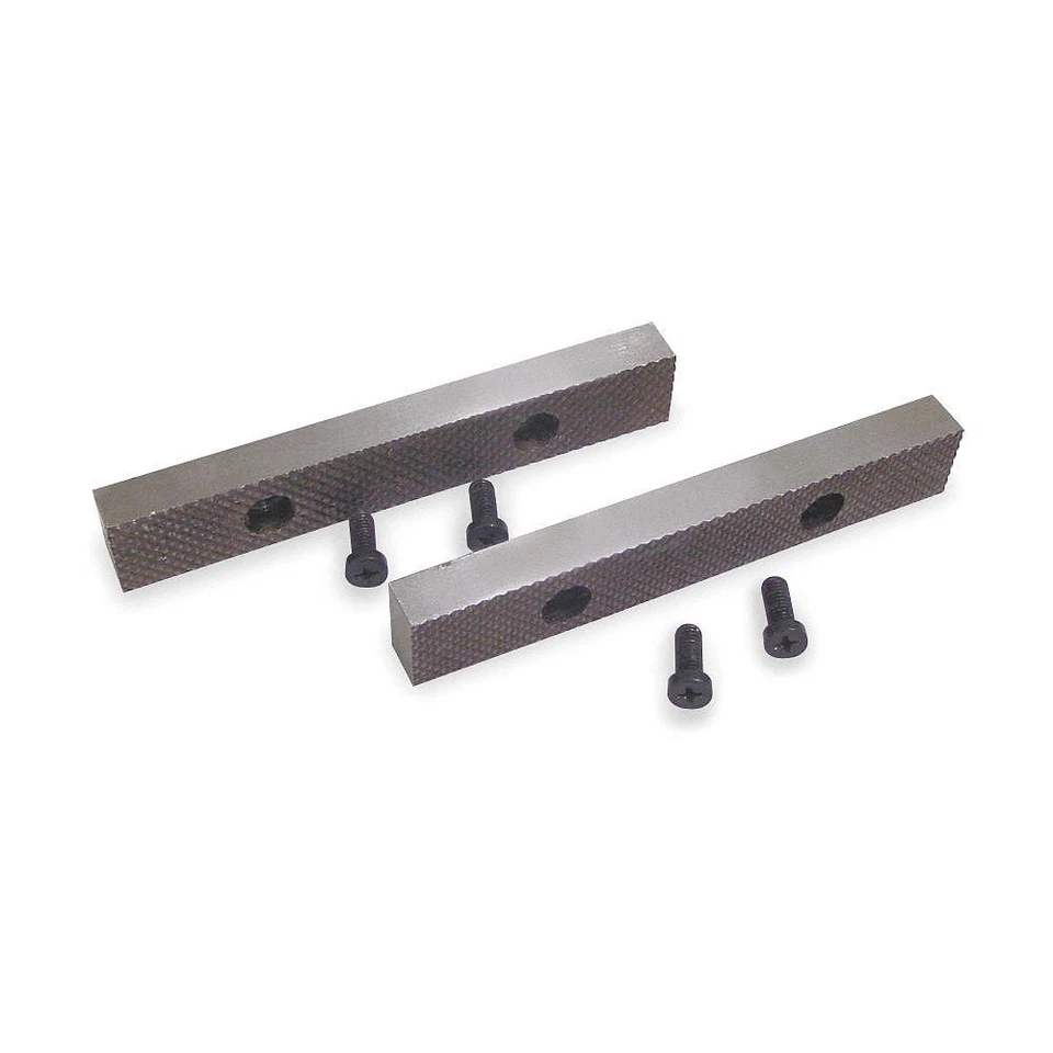 WILTON 11128S41 Replace.JawInserts,Steel,Incl.4Screw,PK2 6YA93 - Image 1 of 1