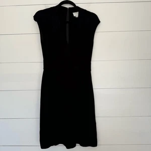 Kate Spade Women’s 2 Black Faux Wrap Dress - Picture 1 of 5