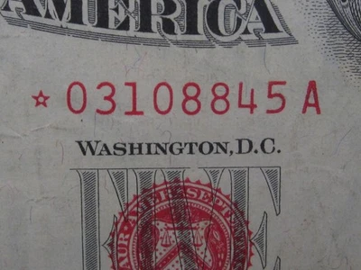 1963 ⭐STAR⭐ $5 FIVE DOLLAR US Note. - Image 1 of 4