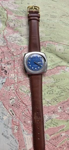 Reloj de buceo Marshall Field automático de alta frecuencia Incabloc día fecha SUIZO DE COLECCIÓN - Imagen 1 de 15