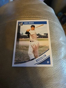 Duke Snider 2018 Donruss Baseball #74 Brooklyn Dodgers HOF - Picture 1 of 2