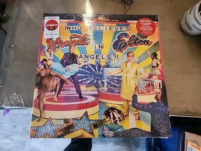 Elton John & Brandi Carlile Who Believes In Angels COKE BOTTLE GREEN 2xLP Vinyl Foto 1 de 4