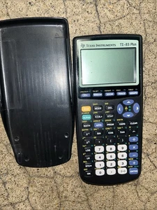 Texas Instruments TI83 Plus graphischer Taschenrechner - getestet 2 kleine tote Pixel - Bild 1 von 4