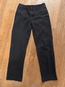 Polo Ralph Lauren Boys Straight Leg Cotton Chino Casual Pants Black Sz 14 - Picture 1 of 9