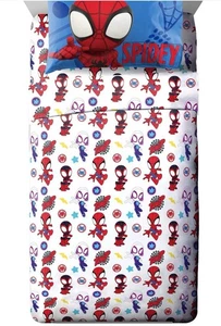 Hoja tamaño doble Jay Franco Marvel Spidey and His Amazing Friends Team Spidey... - Imagen 1 de 5