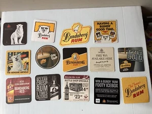14 different Bundaberg Rum “ competitions. " Australian Issue COASTERS - Picture 1 of 3