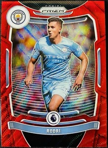 RODRI 2021-22 PANINI PRIZM EPL PREMIER LEAGUE RED PRIZM CARD #7 SP - Picture 1 of 2
