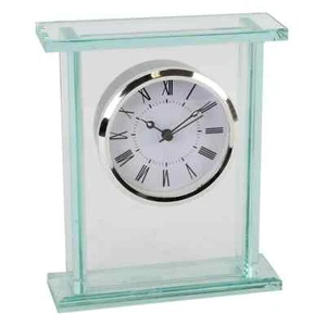 Widdop Quartz Glass Table Clock W2706 - Picture 1 of 1