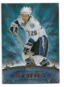 2008-09 Upper Deck Artifacts Stars Gold /75 #156 Martin St. Louis (Lightning)