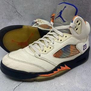 Air Jordan 5 Retro Sz 9 M International Flight Knicks AJ V 136027-148 Nike Shoes - Picture 1 of 11